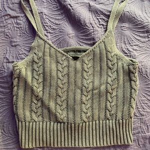 Pacsun Size XS Spaghetti strap Sweater Crop top